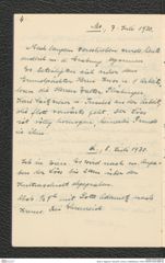 Seite 6, Tagebuch "Abschrift: | Krems | Paläolithikum | 1930" (NHMW-PRAE-BBB-58)